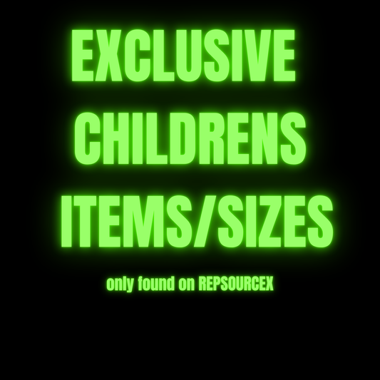EXCLUSIVE childrens items/sizes