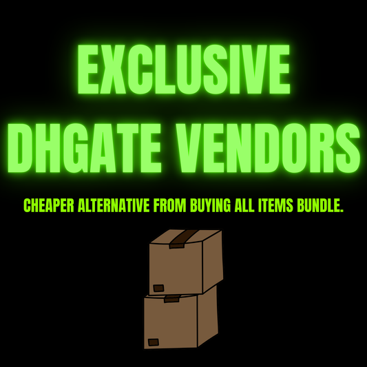 PREMIUM DHGATE VENDORS - 100+